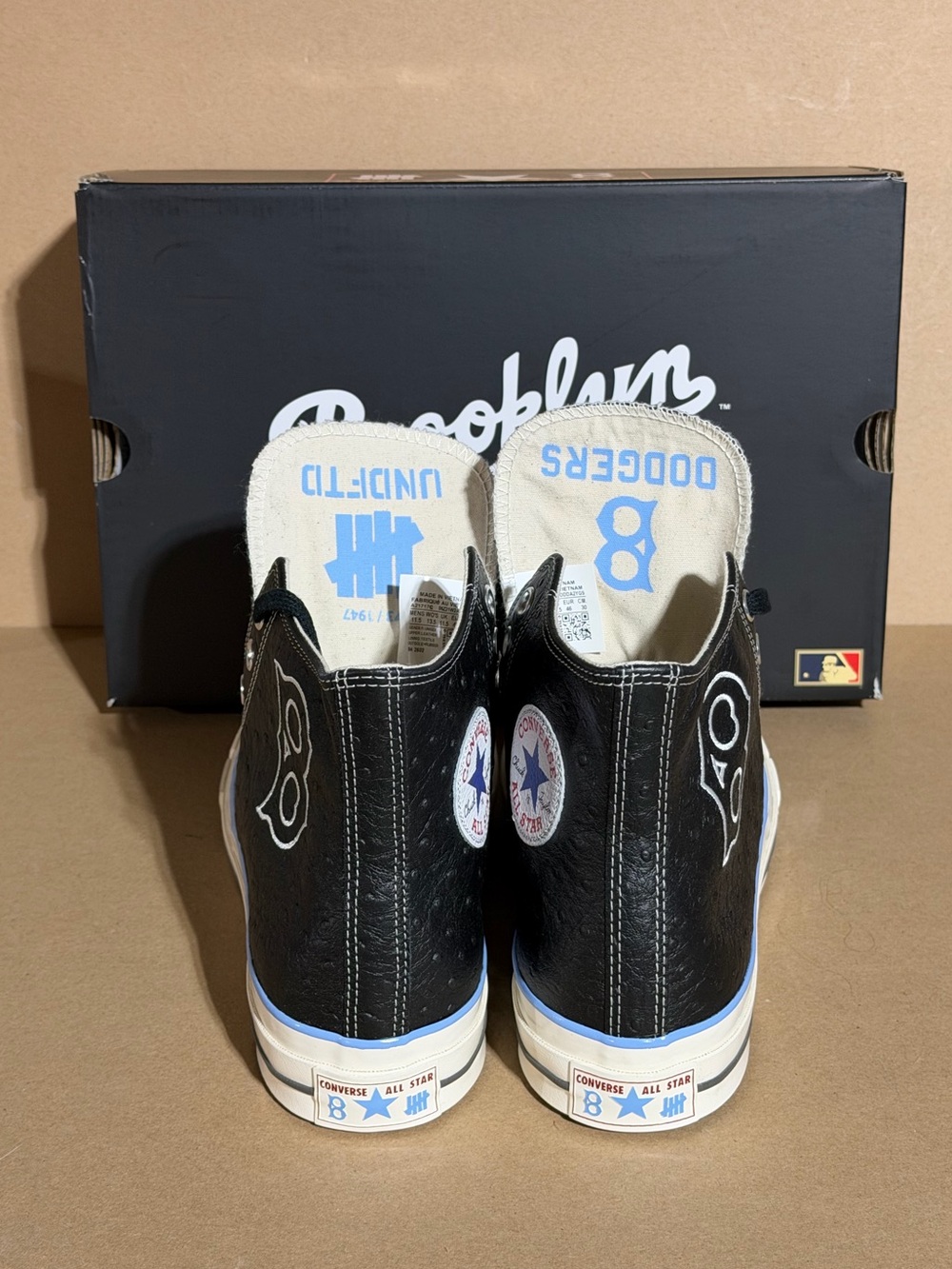 Converse Chuck 70 Undefeated Brooklyn Dodgers #373 DS 11.5 Rare - Picture 5 of 11